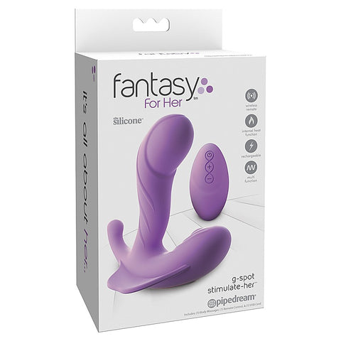 Pipedream Products Fantasy For Her G Spot Stimulate Her Silicone Warming Vibrator - G-Spot Vibrators