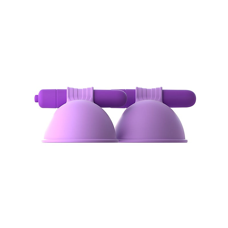 Fantasy For Her Vibrating Breast Suck-Hers Clamps - Nipple and Clit Clamps