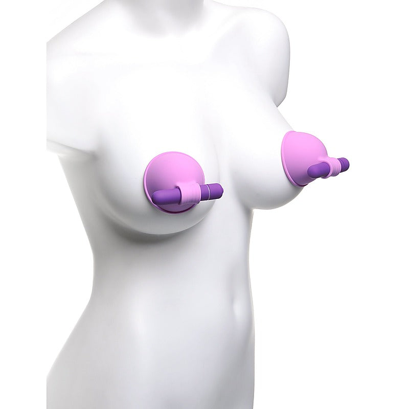 Fantasy For Her Vibrating Breast Suck-Hers Clamps - Nipple and Clit Clamps