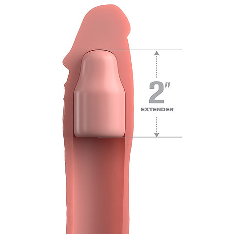 Fantasy X-Tensions Elite 2 Inch Silicone Cock Extension - Penis Sleeves and Extenders