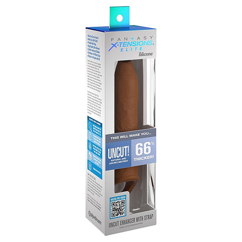 Fantasy X-Tensions Elite Uncut Penis Enhancer - Penis Sleeves and Extenders