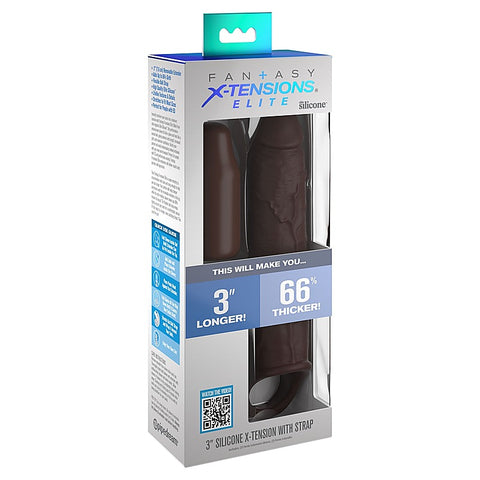 Fantasy X-Tensions Elite Uncut Penis Enhancer - Penis Sleeves and Extenders