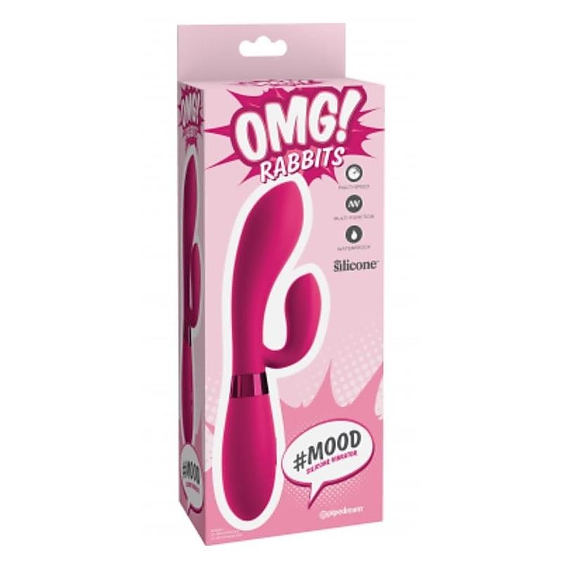 OMG! Rabbits #Mood 10 Functions Silicone Vibrator - Rabbit Vibrators