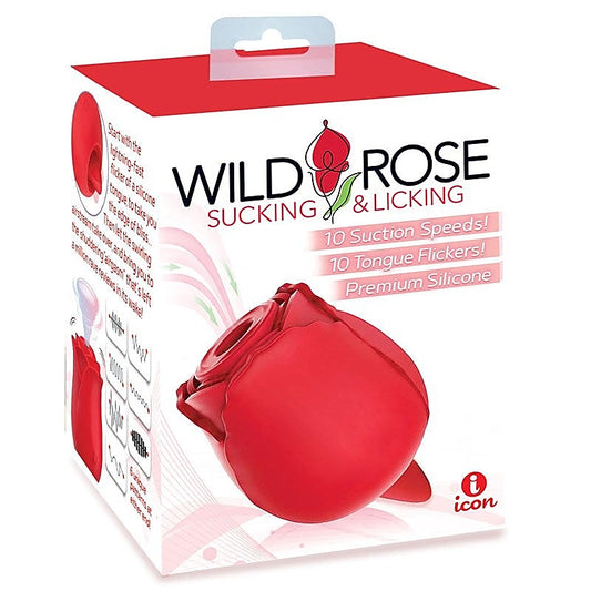 Wild Rose Clit Stimulator by Icon Brands - Clit Ticklers and Pulsators