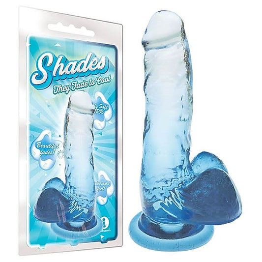 Shades 7 Inch Jelly TPR Dong by Icon Brands - Sex Kits
