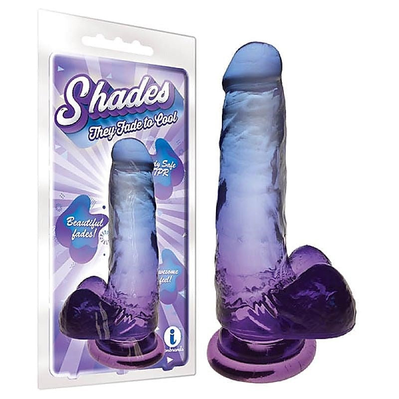 Shades 7 Inch Jelly TPR Dong by Icon Brands - Sex Kits