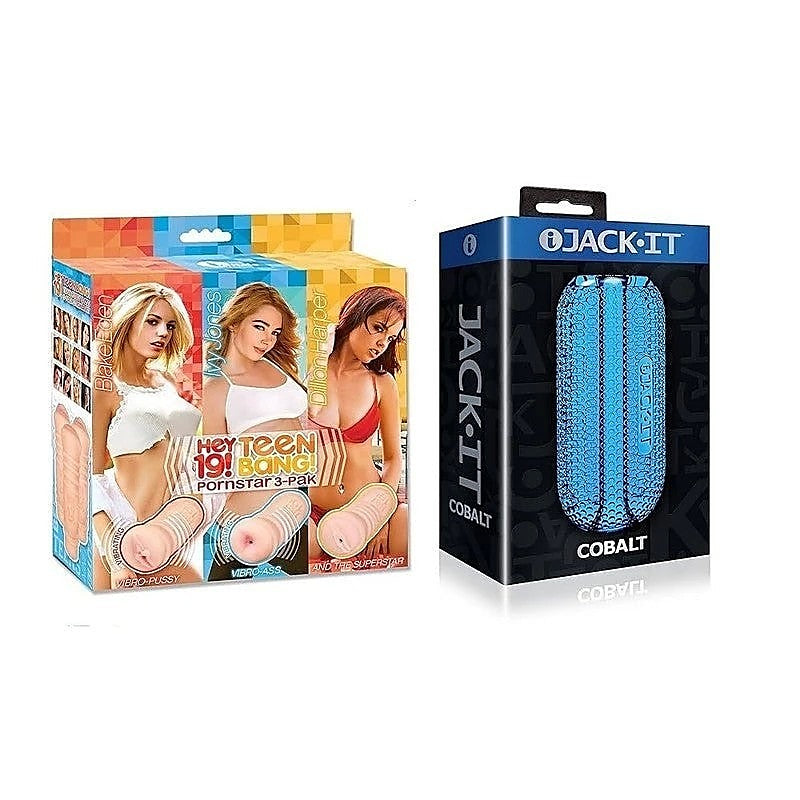 Hey 19! Bang Strokers 3-Pack by Icon Brands - Masturbators and Strokers