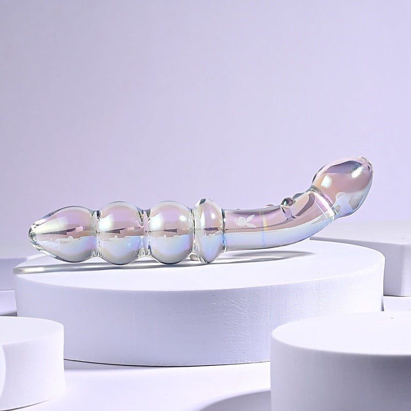 Playboy Pleasure Jewels Double Ended Glass Dildo by Evolved - Glass Sex Toys