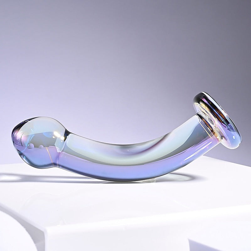 Pleasure Jewels King Multi Play Glass Dildo by Evolved - Realistic Dildos