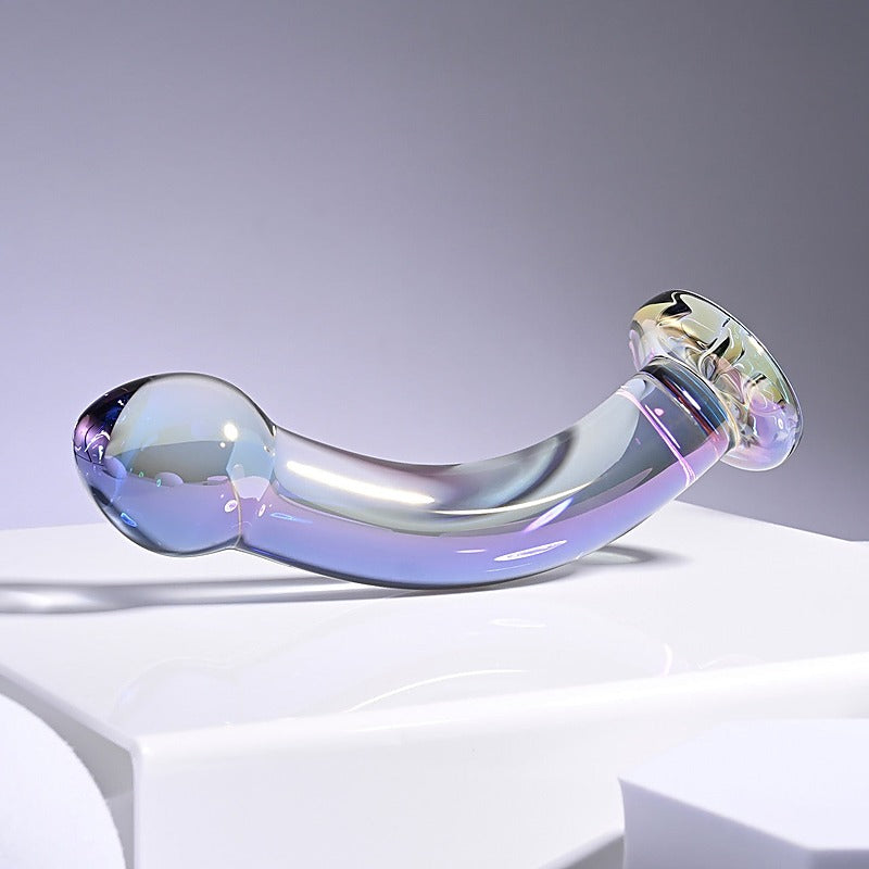 Pleasure Jewels King Multi Play Glass Dildo by Evolved - Realistic Dildos