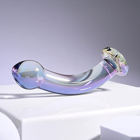 Pleasure Jewels King Multi Play Glass Dildo by Evolved - Realistic Dildos