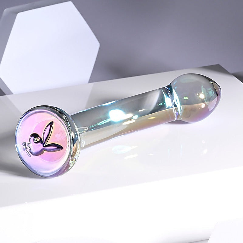 Pleasure Jewels King Multi Play Glass Dildo by Evolved - Realistic Dildos
