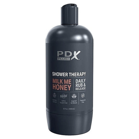 Pdx Plus Shower Therapy Milk Me Honey - Realistic Butts And Vaginas