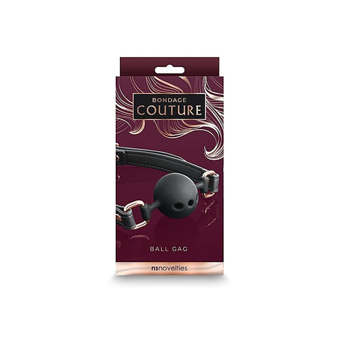 Bondage Couture Ball Gag by NS Novelties - Bondage Gags and Bits