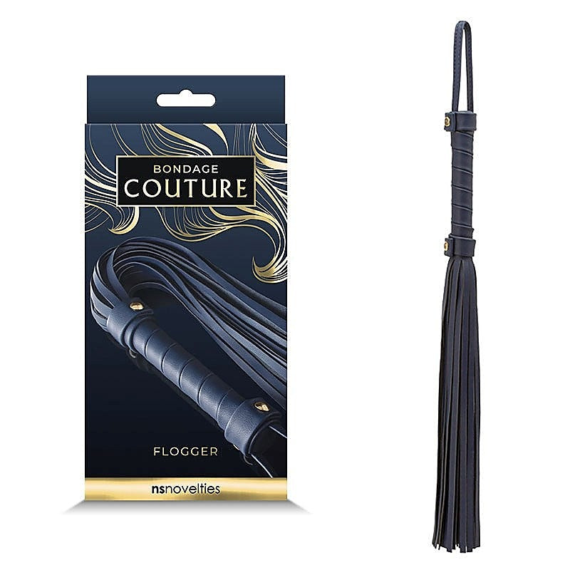 Premium Bondage Couture Flogger by NS Novelties - Whips And Crops