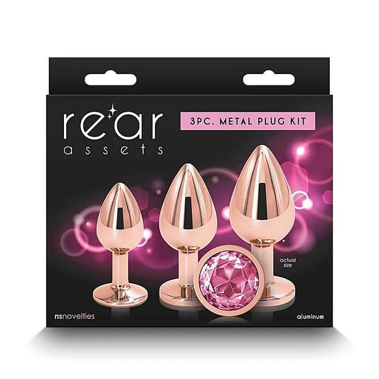 Rear Assets Trainer Butt Plug Kit by NS Novelties - Butt Plugs