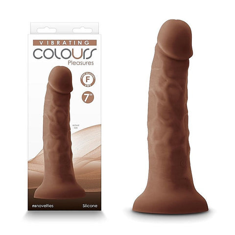Colors Pleasures - 7 Inch Vibrating Dong by NS Novelties - Rabbit Vibrators