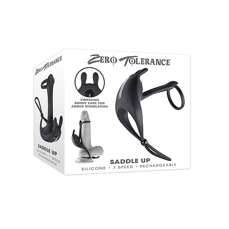 Zero Tolerance Saddle Up Cock and Ball Vibrator - Cock Rings