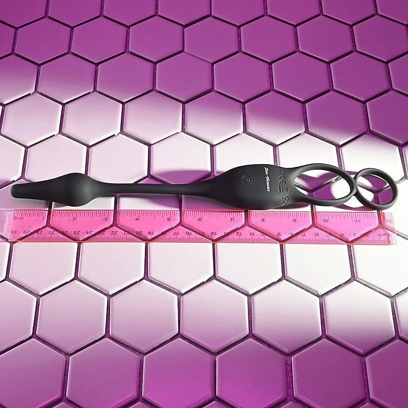Plug & Tug Rechargeable Cock Ring by Evolved - Cock Rings