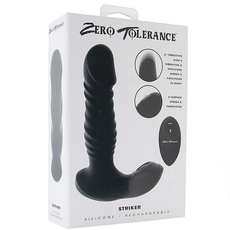 Zero Tolerance Striker Thrusting Anal Vibrator by Evolved - Prostate Toys