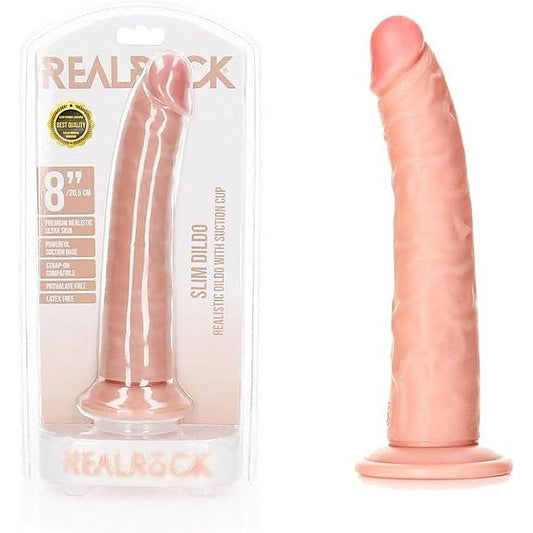 REALROCK Realistic Looking Slim Dildo by Shots Toys - Realistic Dildos
