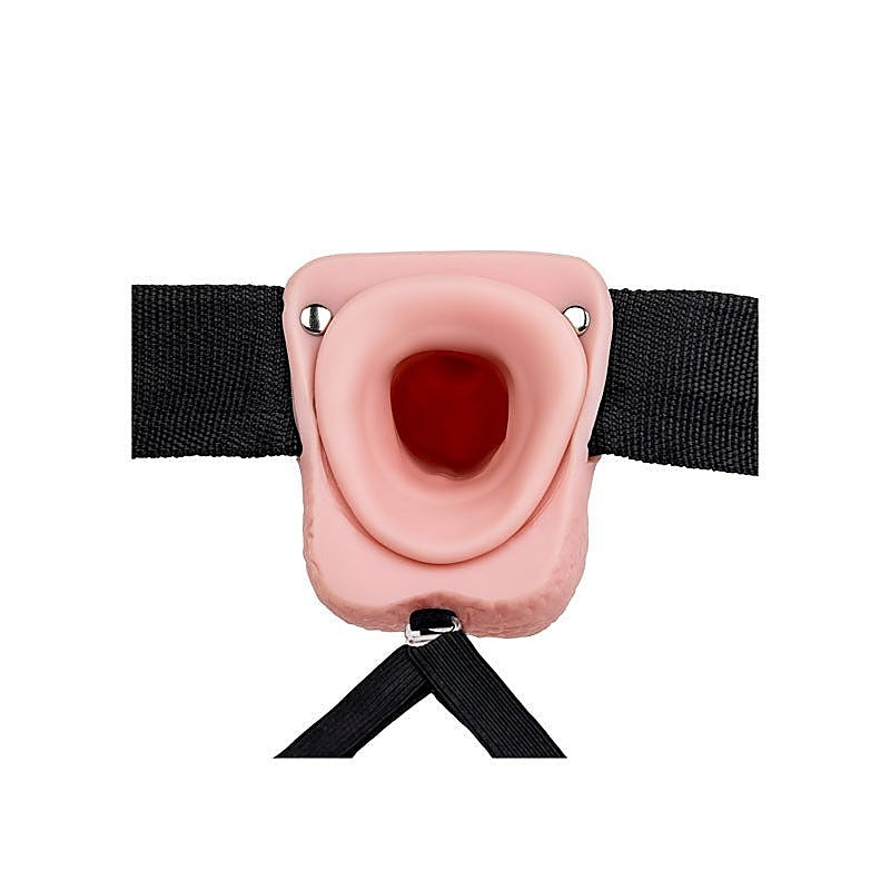 23 cm Adjustable Vibrating Strap-On by Shots Toys - Realistic Dildos