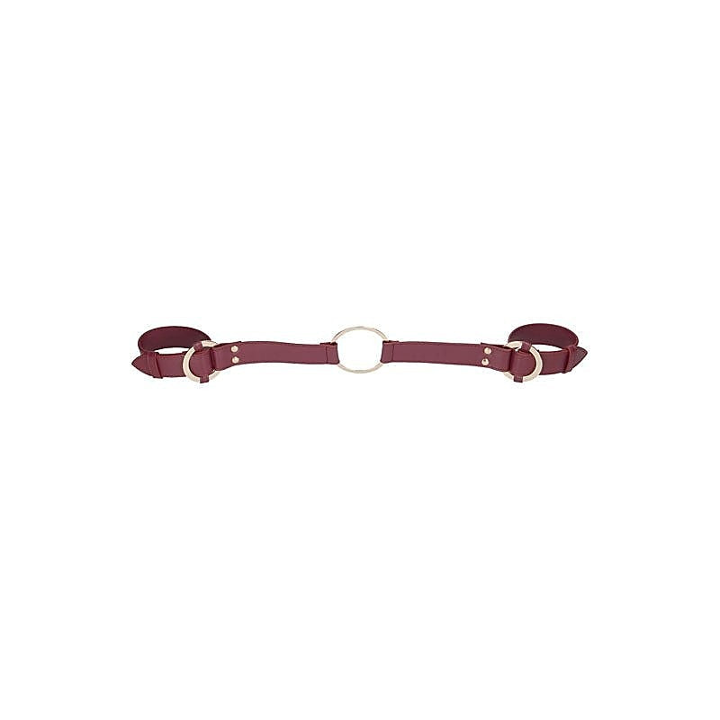 Halo Handcuff With Connector by Shots Toys - Cuffs and Restraints