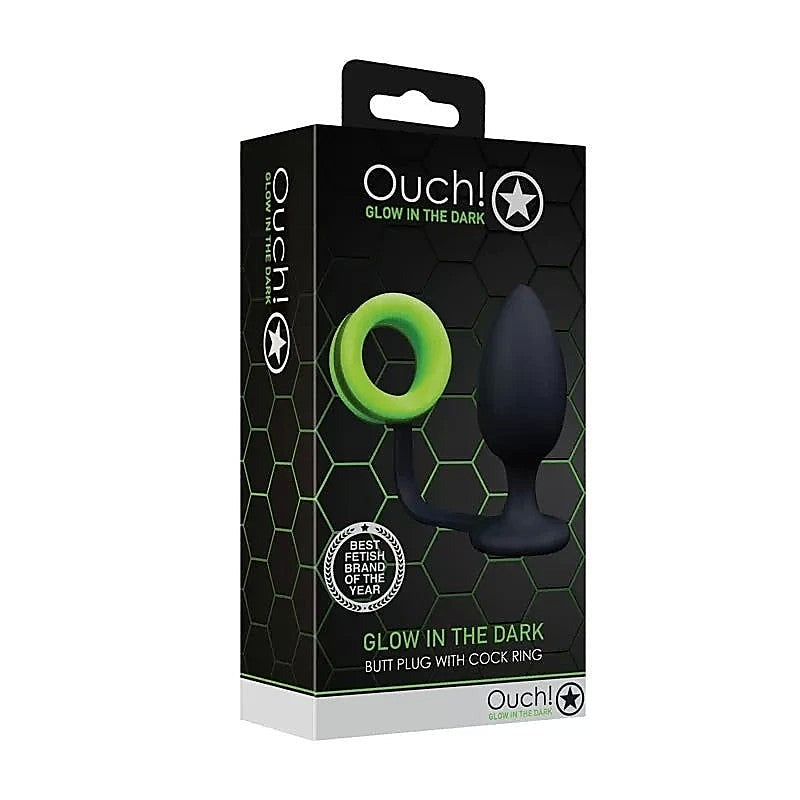 Glow-in-the-Dark Butt Plug by Shots Toys - Butt Plugs