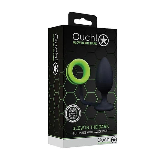 Glow-in-the-Dark Butt Plug by Shots Toys - Butt Plugs