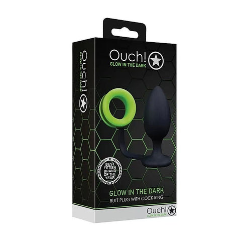 Glow-in-the-Dark Butt Plug by Shots Toys - Butt Plugs