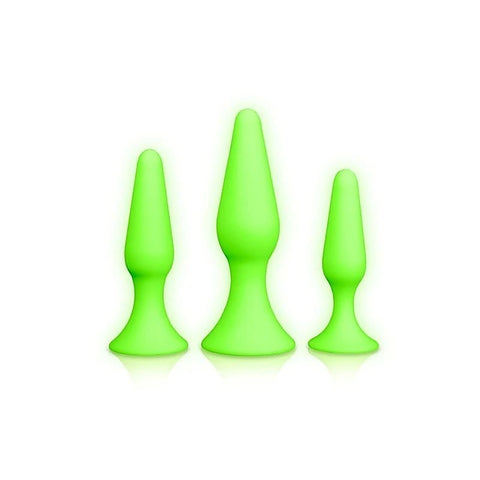 OUCH! Luminous Pleasure Plug by Shots Toys - Butt Plugs