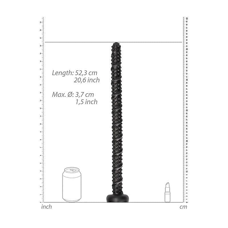 OUCH! Contoured Snake-Inspired Anal Stimulator by Shots Toys - Anal Dildos