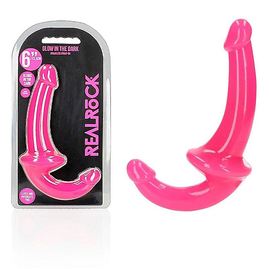 REALROCK 13.5 cm Illuminating Strapless Strap-On - Realistic Dildos