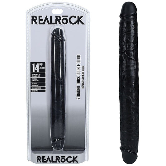 REALROCK 35cm Thick Double Dildo by Shots Toys - Double Ender