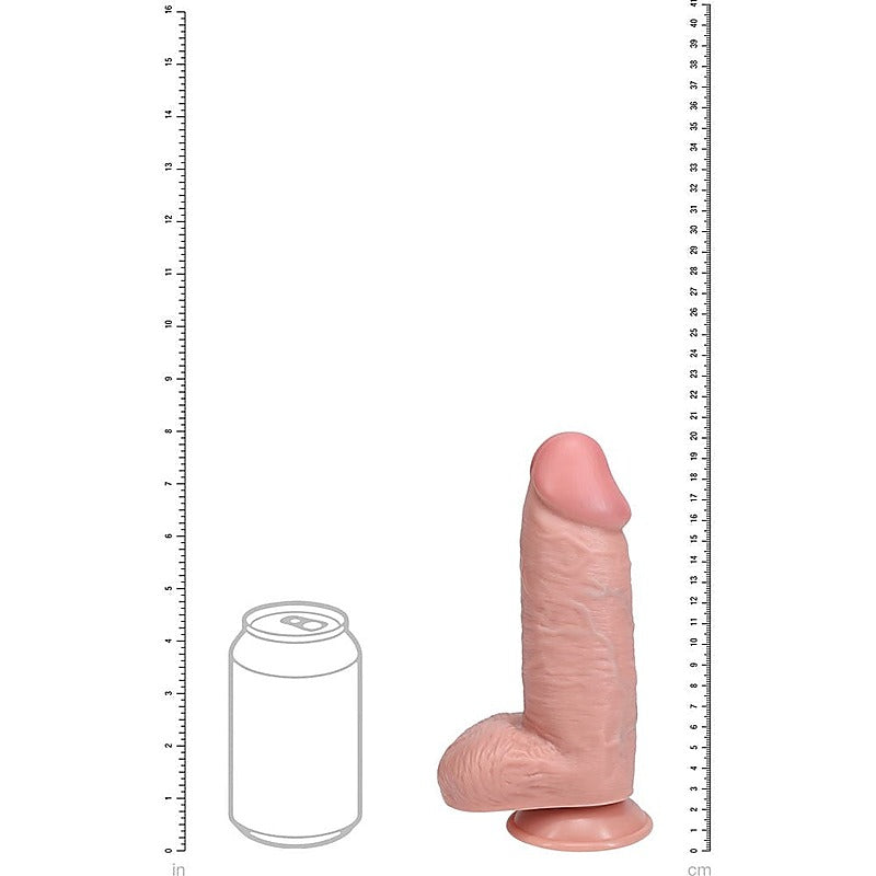 REALROCK 20cm Extra Thick Dildo with Balls by Shots Toys - Realistic Dildos