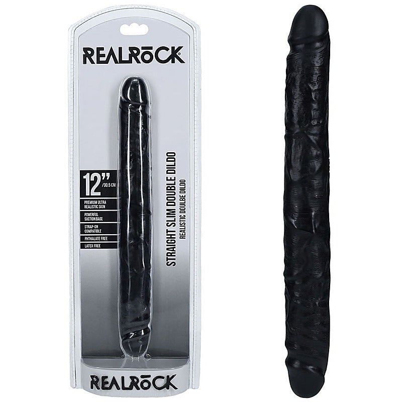 REALROCK 30cm Slim Double Dildo by Shots Toys - Realistic Dildos