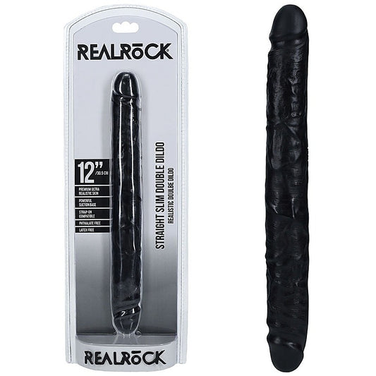 REALROCK 30cm Slim Double Dildo by Shots Toys - Realistic Dildos