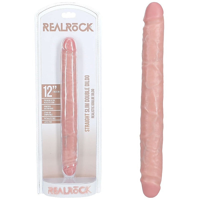 REALROCK 30cm Slim Double Dildo by Shots Toys - Realistic Dildos