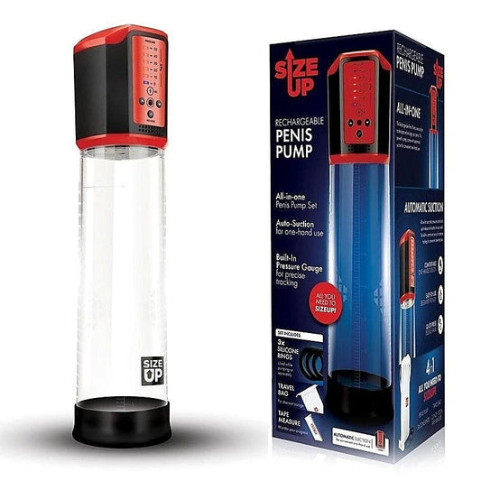 Size Up Rechargeable Penis Pump by Xgen Products - Pumps, Extenders and Sleeves