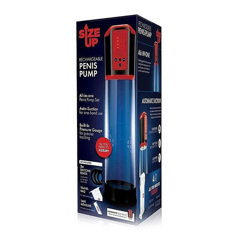 Size Up Rechargeable Penis Pump by Xgen Products - Pumps, Extenders and Sleeves