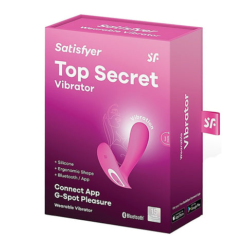 Top Secret App Control G Spot Vibrator by Satisfyer - Remote Control Vibrators