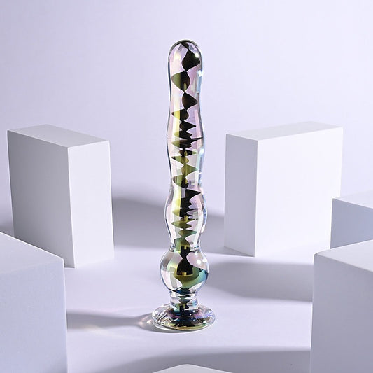Playboy Pleasure JEWELS WAND Glass Dildo by Evolved - Non-Realistic Dildos