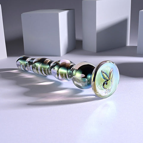 Playboy Pleasure JEWELS WAND Glass Dildo by Evolved - Non-Realistic Dildos
