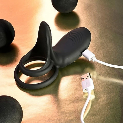 Playboy Pleasure JUST RIGHT Vibrating Cock Ring by Evolved - Cock Rings