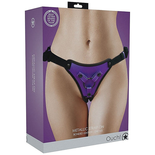 OUCH! Metallic Harness by Shots Toys - Bras and Bra Sets