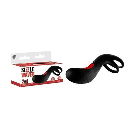 Sizzle Waver Vibrating Cock Ring by NANMA - Cock Rings