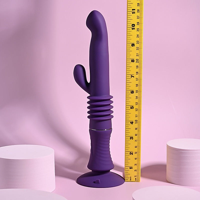 Hoppy Ending Thrusting Rabbit Vibrator by Evolved - Rabbit Vibrators