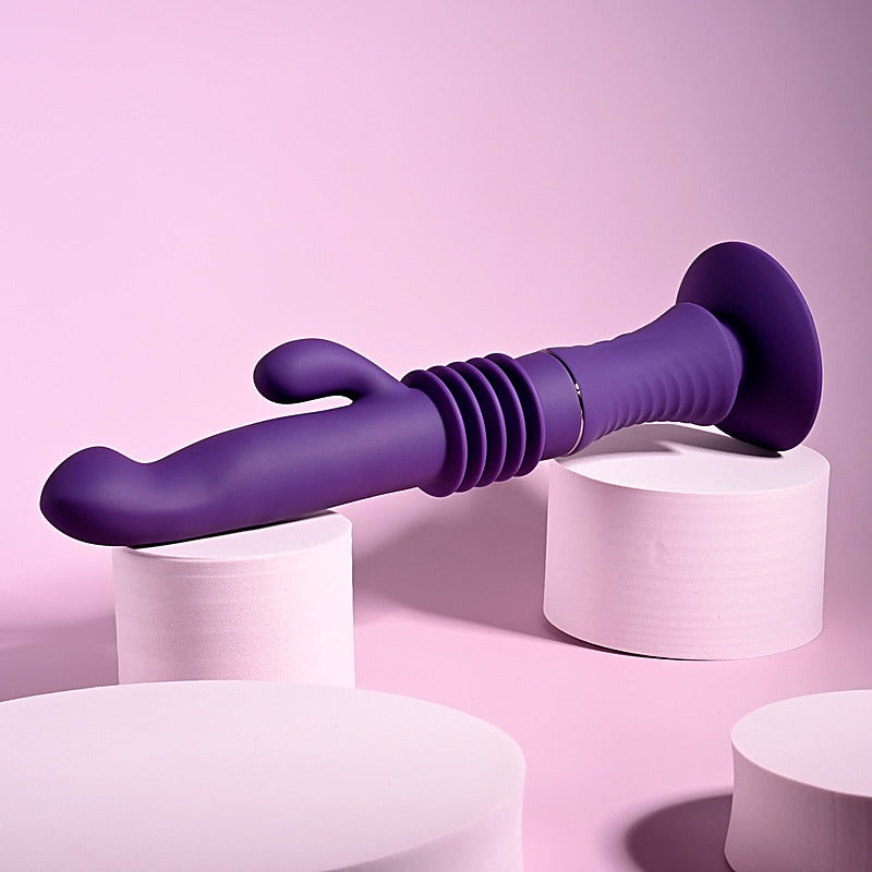 Hoppy Ending Thrusting Rabbit Vibrator by Evolved - Rabbit Vibrators