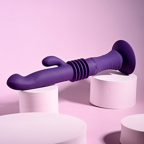 Hoppy Ending Thrusting Rabbit Vibrator by Evolved - Rabbit Vibrators