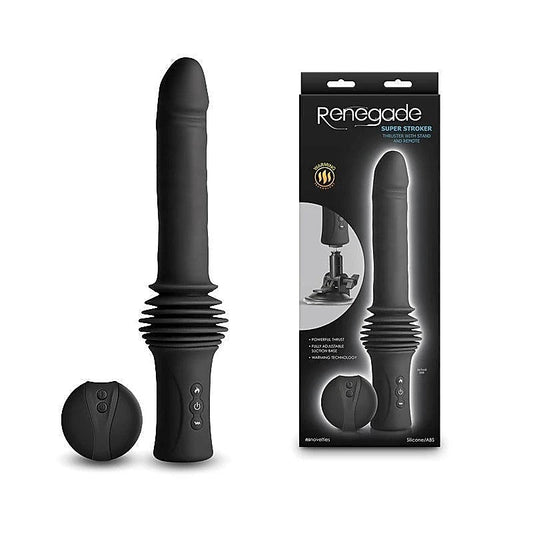 Renegade Rechargeable Hands-Free Pleasure Stroker - Pumps, Extenders and Sleeves